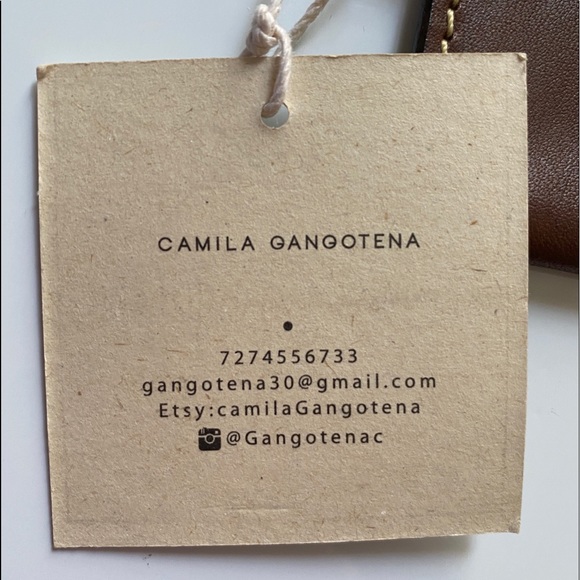 Camila Gangotena of St. Petersburg Florida Custom Leather Pouch - Picture 5 of 5